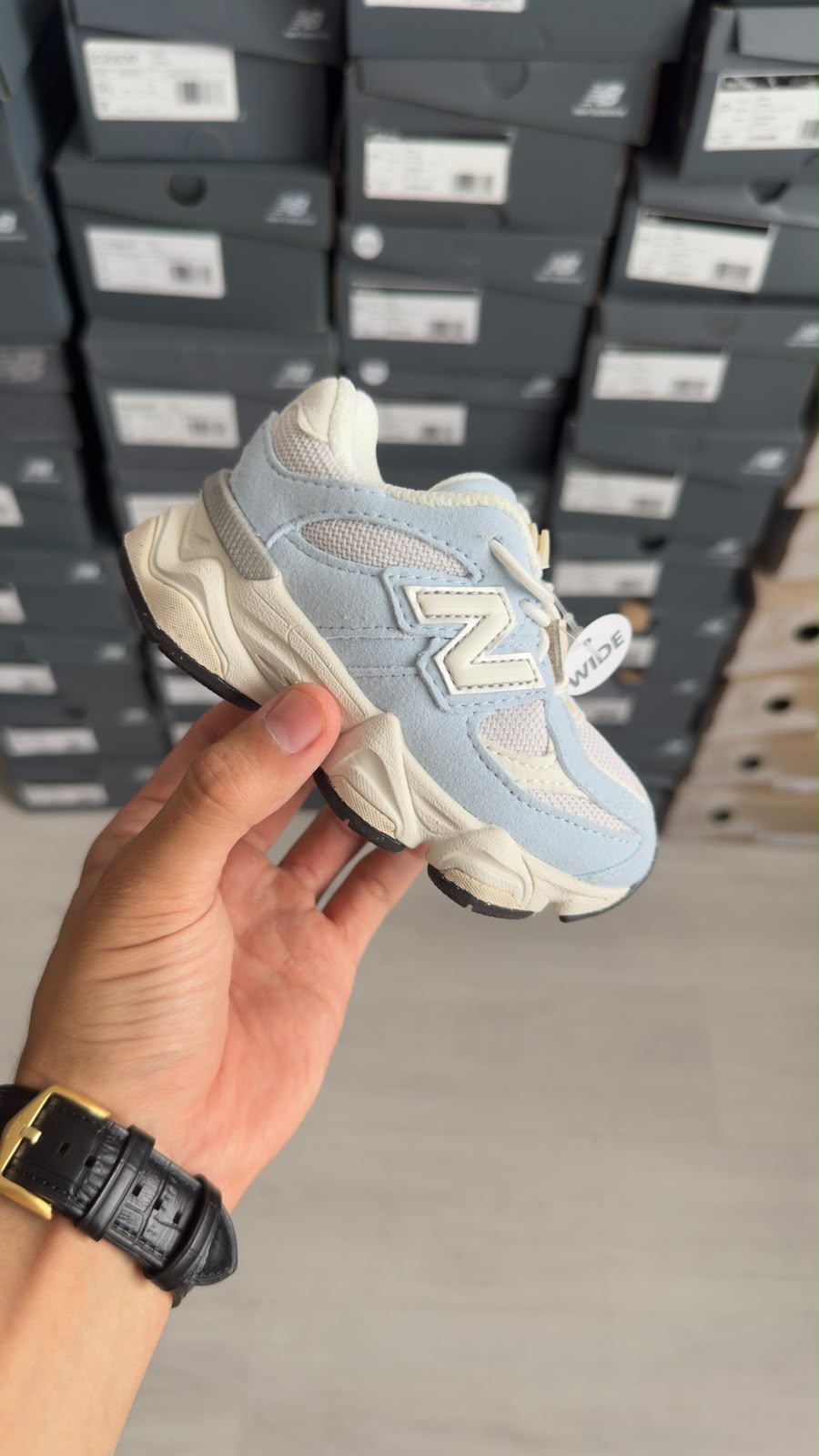 New Balance 9060 Bungee (Infant) "Oxford Blue / Grey Matter"