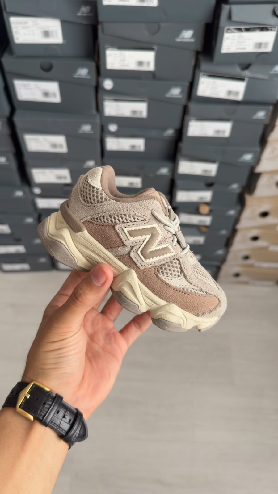 New Balance 9060 Bungee (TD) "Mushroom / Shipyard"