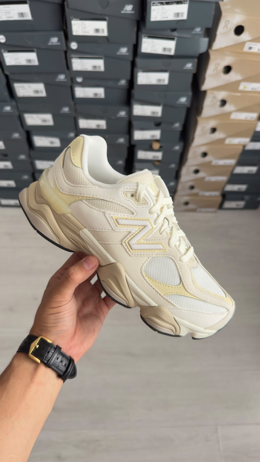 New Balance 9060 Lace (GS) "Sea Salt Linen"