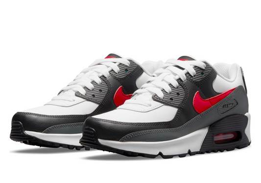 Nike Air Max 90 Leather 'Iron Grey University Red'