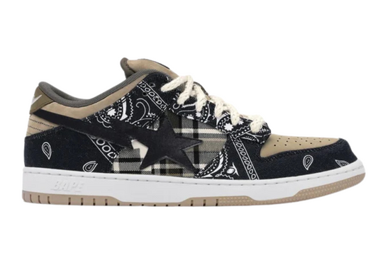Indigo Studios Dunk Low BapeSta Paisley