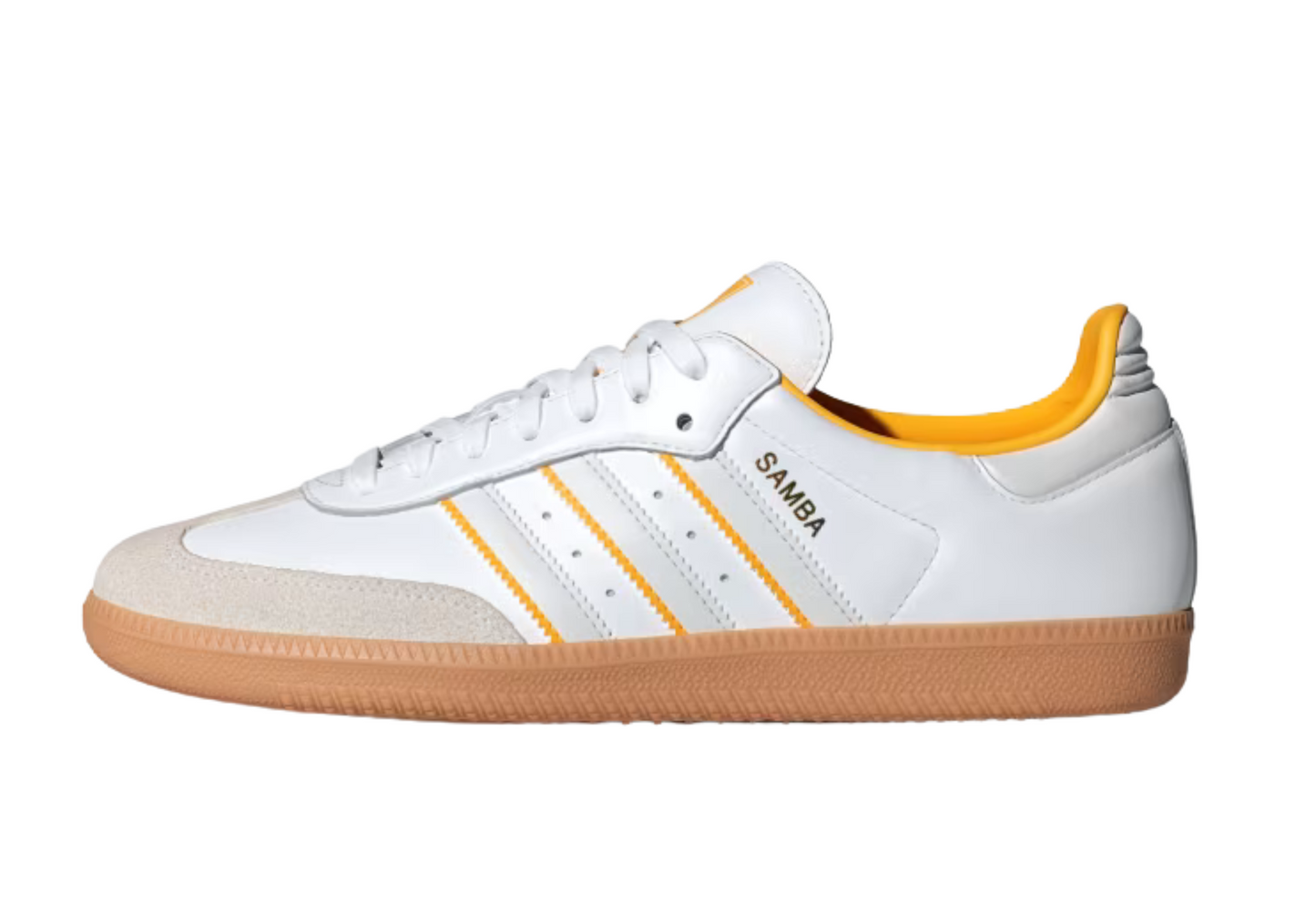 adidas Samba OG "Crystal White & Crew Yellow"