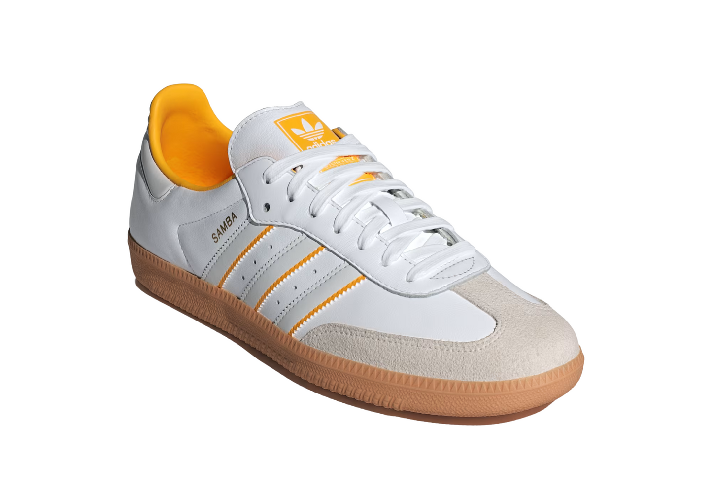 adidas Samba OG "Crystal White & Crew Yellow"
