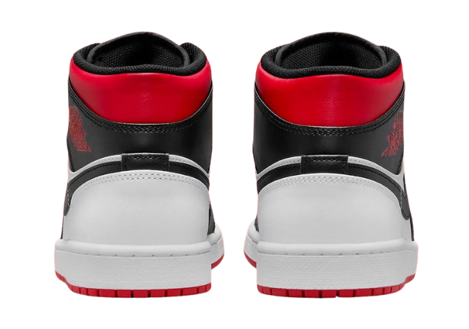Air Jordan 1 Mid "Gym Red & Black Toe"