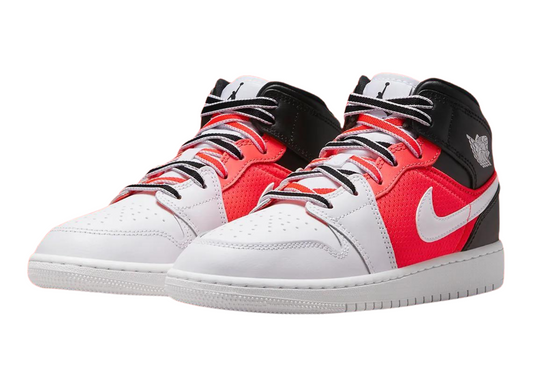 Air Jordan 1 Mid SE "White Black Infrared"