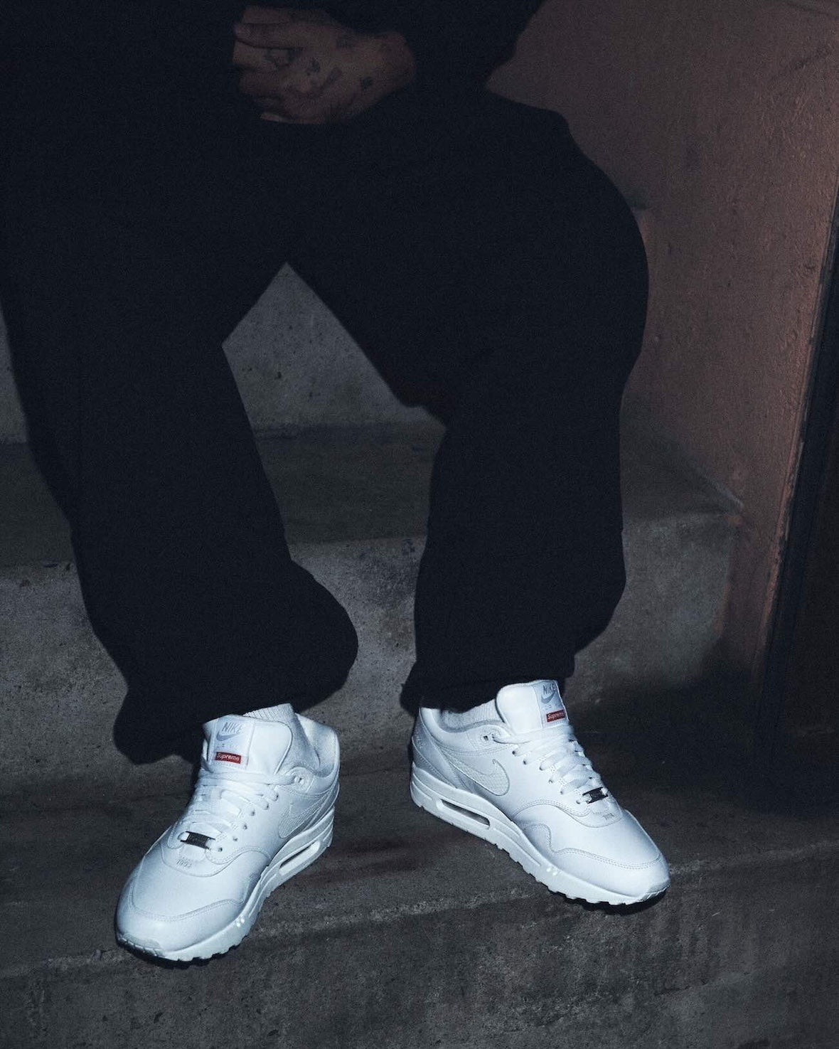 Nike x Supreme Air Max 1 '87 White