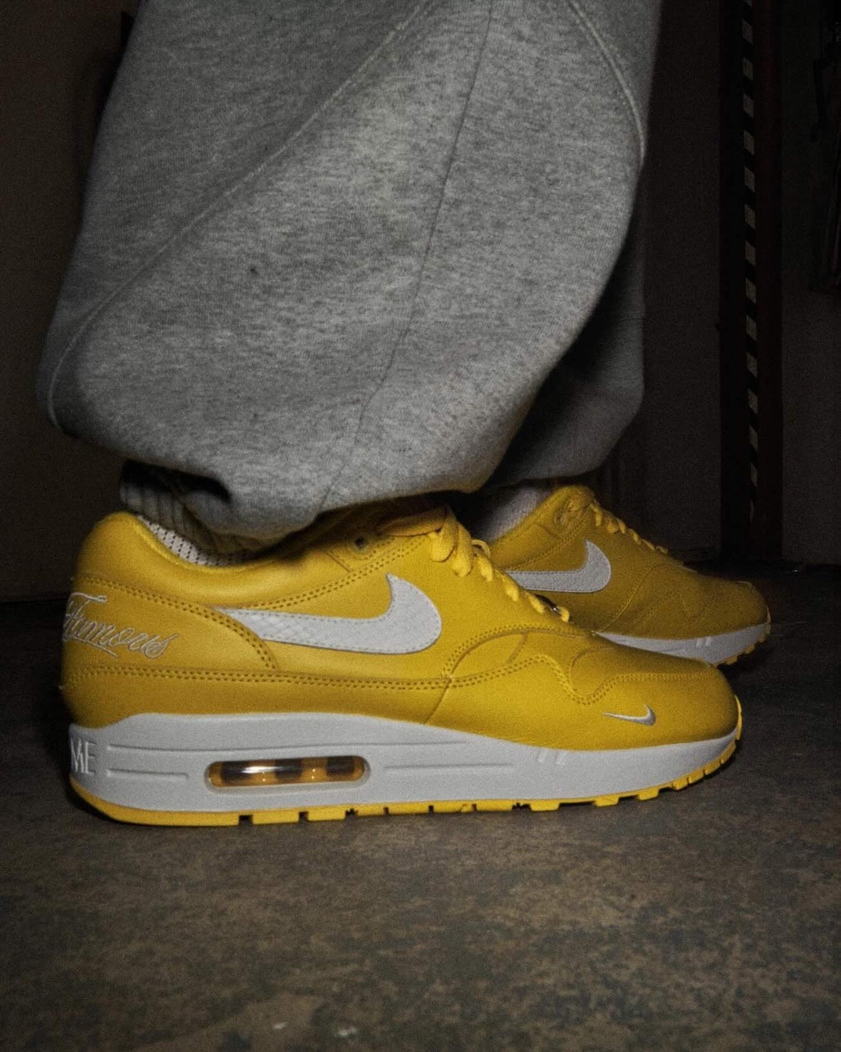 Nike x Supreme Air Max 1 '87 Speed Yellow