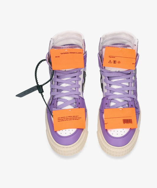 Off-White Pink Off Court 3.0 High-Top White / Purple (Women's)