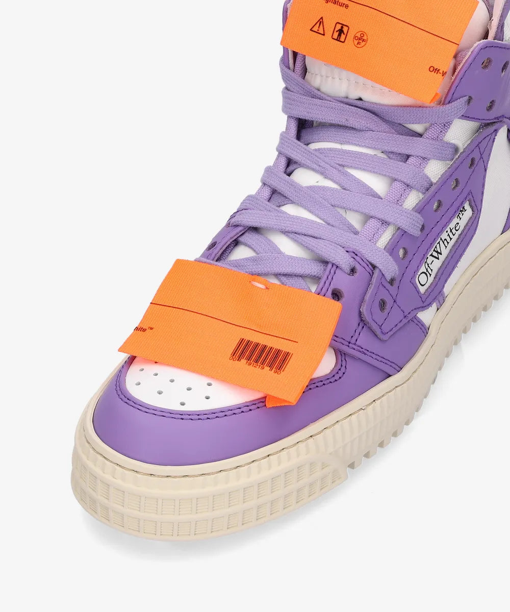 Off-White Pink Off Court 3.0 High-Top White / Purple (Women's)