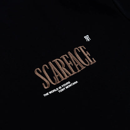 TEE SCARFACE DAY AT THE OFFICE BLACK