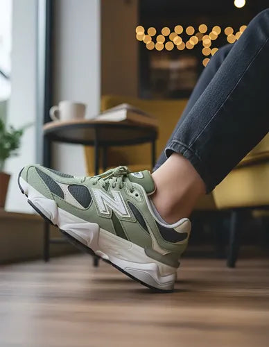 New Balance 9060 Lace (GS) "Garter Snake / White"
