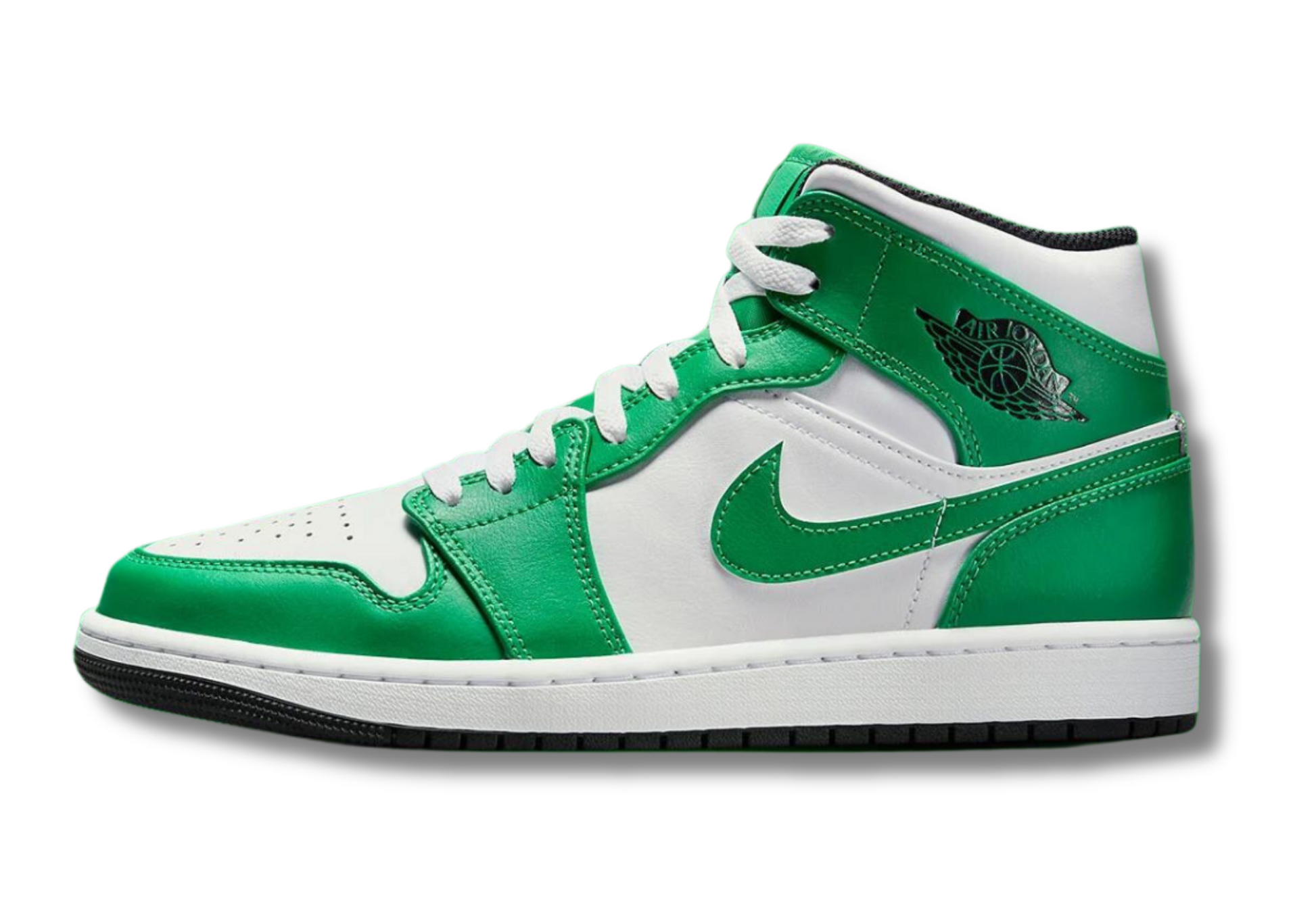 Air Jordan 1 Mid Lucky Green