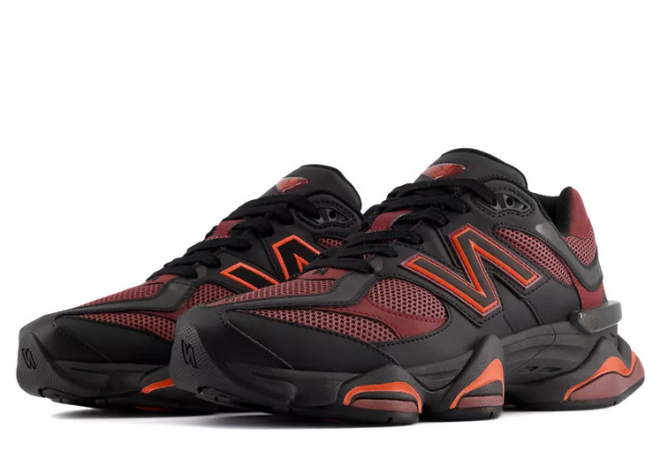 New Balance 9060 "Black Washed Burgundy"