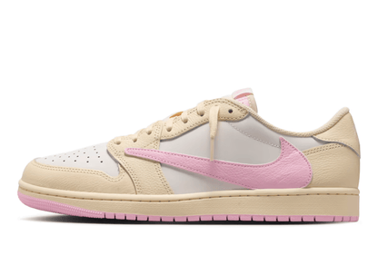 Air Jordan 1 Low x Travis Scott Muslin and Shy Pink