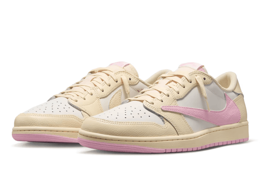 Air Jordan 1 Low x Travis Scott Muslin and Shy Pink