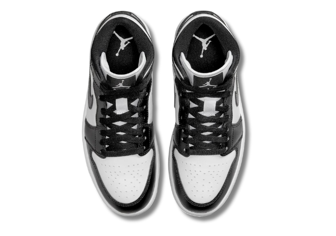 Air Jordan 1 Mid Black & White "Panda" (W)