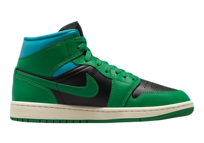 Jordan 1 Mid "Lucky Green Aquatone"