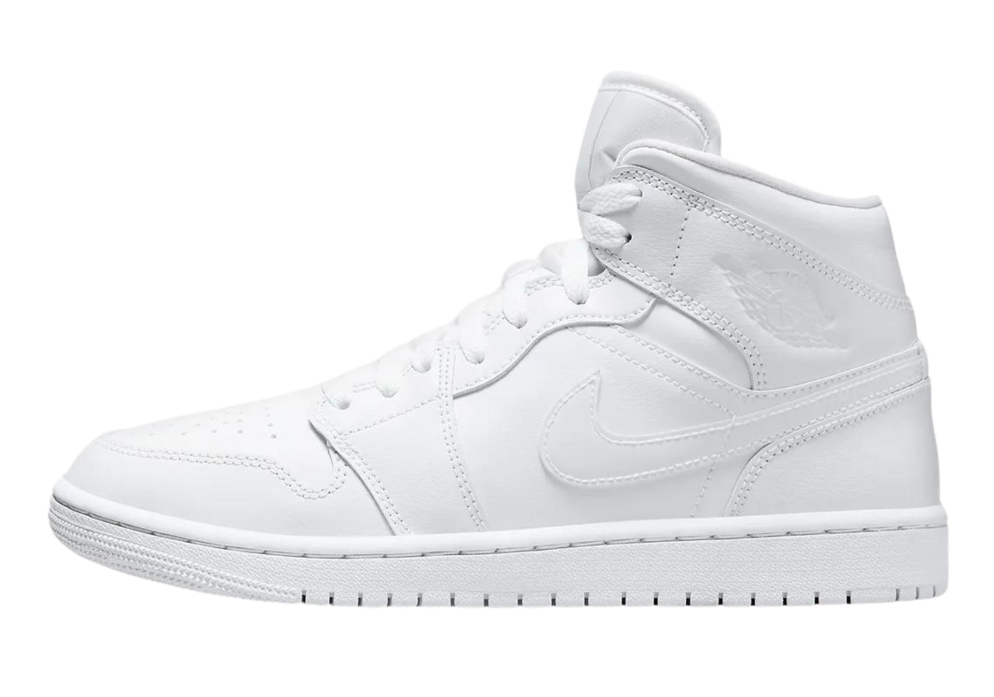 Air Jordan 1 Mid "Triple White" (W)