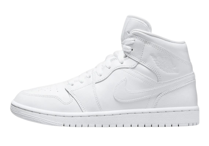 Air Jordan 1 Mid "Triple White" (W)