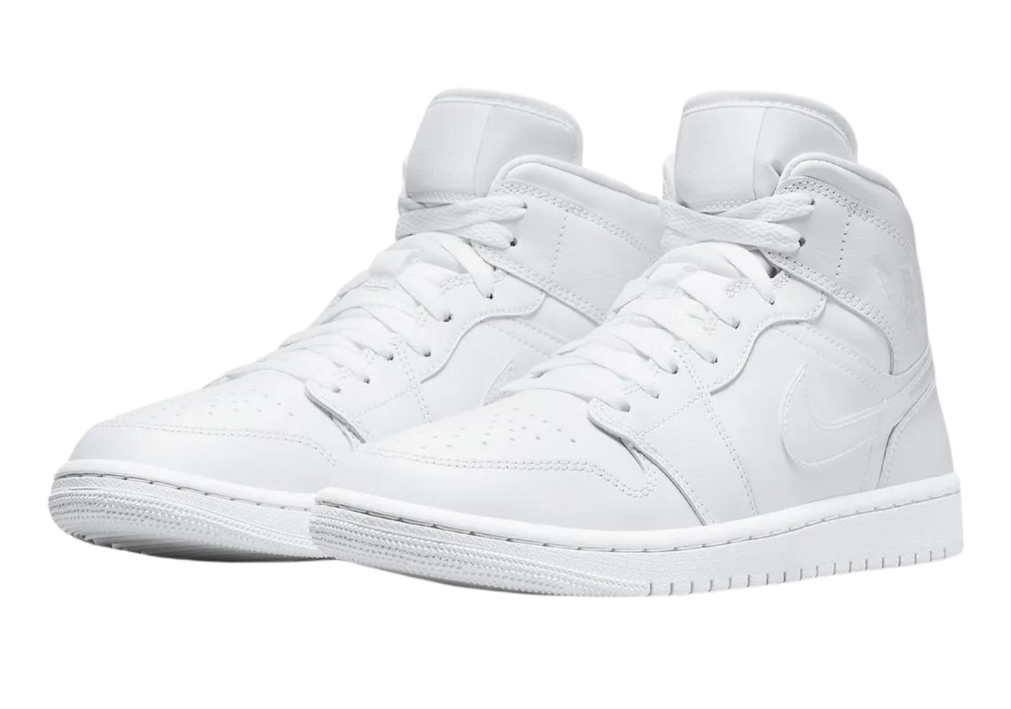 Air Jordan 1 Mid "Triple White" (W)