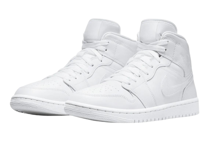 Air Jordan 1 Mid "Triple White" (W)