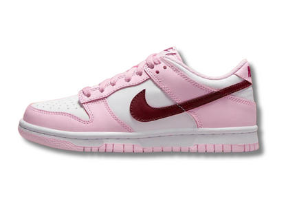 Dunk Low Pink Red White GS