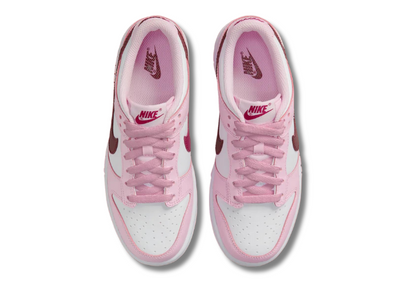 Dunk Low Pink Red White GS