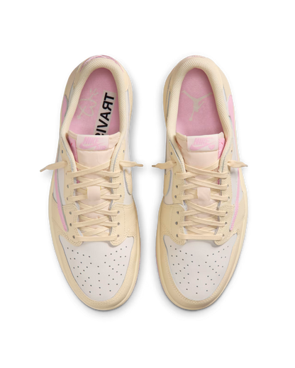 Air Jordan 1 Low x Travis Scott Muslin and Shy Pink