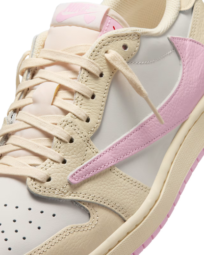 Air Jordan 1 Low x Travis Scott Muslin and Shy Pink