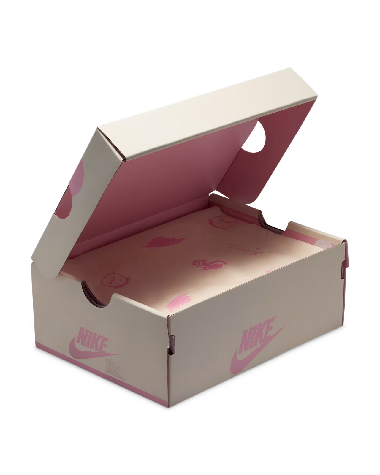 Air Jordan 1 Low x Travis Scott Muslin and Shy Pink