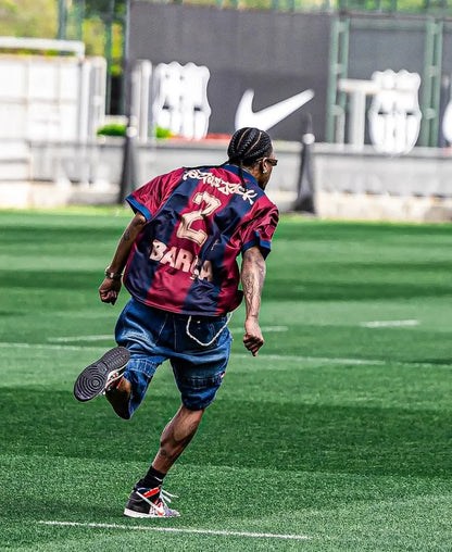 Travis Scott x Nike x FC Barcelona Retro 2000/01 Home Skeleton