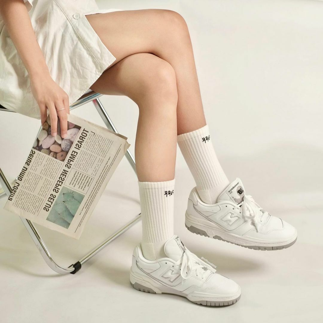 New Balance 550 Lace (GS) "White / NB White"